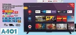 TOSHİBA 65UA2263DT/65UA2363DT 65 İNÇ 4K ULTRA HD ANDROİD TV AKILLI TELEVİZYON
